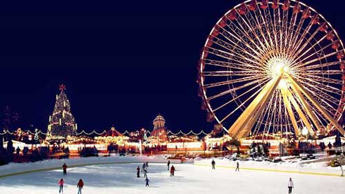 Hyde Park's Winter Wonderland, London, UK.