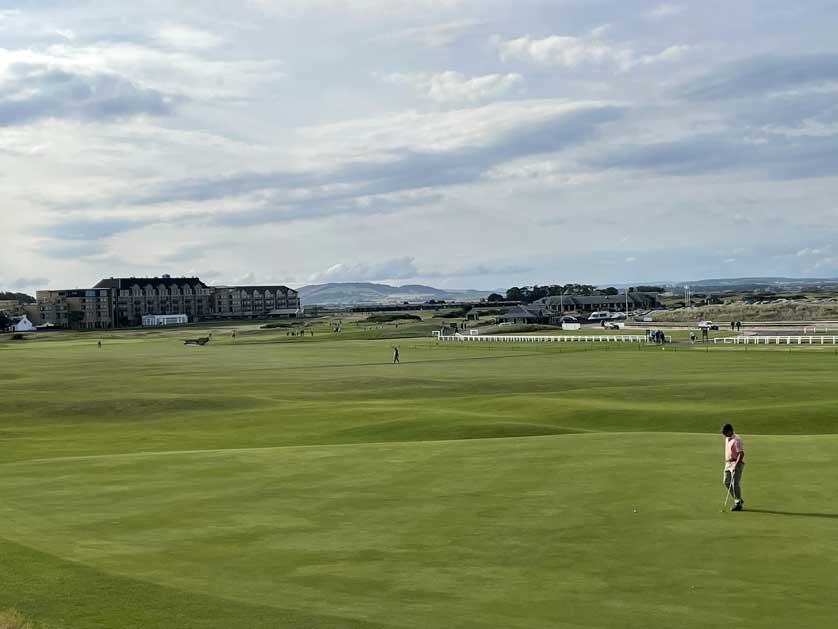 The Old Course at St Andrews.