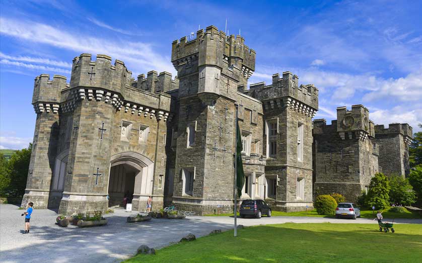 Wray Castle, Wray, Lake District, UK.