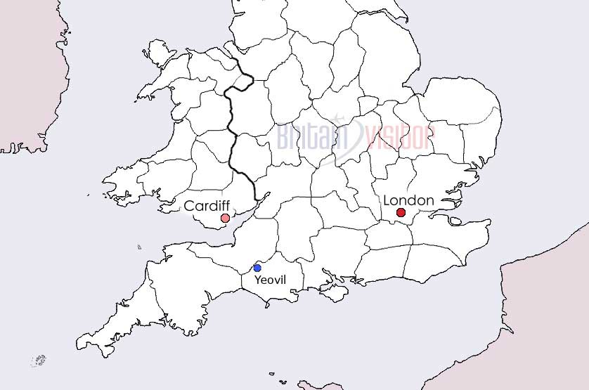 Yeovil Map.