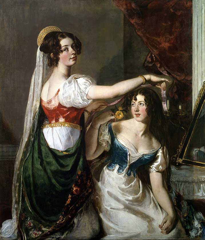 Preparing for a Fancy Dress Ball, William Etty, 1835.