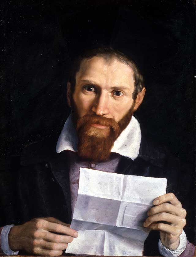 Portrait of Giovanni Battista Agucchi by his friend Domenichino, 1615-1620.