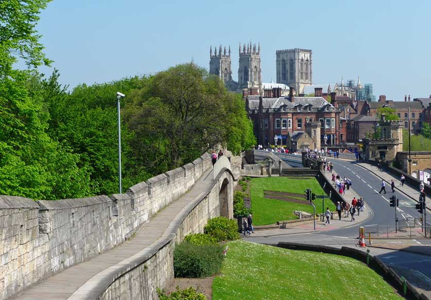 York City Walls, York, England, UK