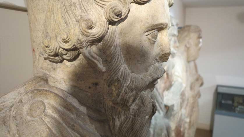 Larger than life statues from the Abbey Church.