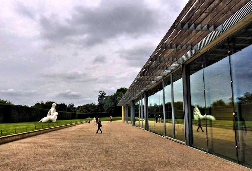 Several new galleries have been built at Yorkshire Sculpture Park.